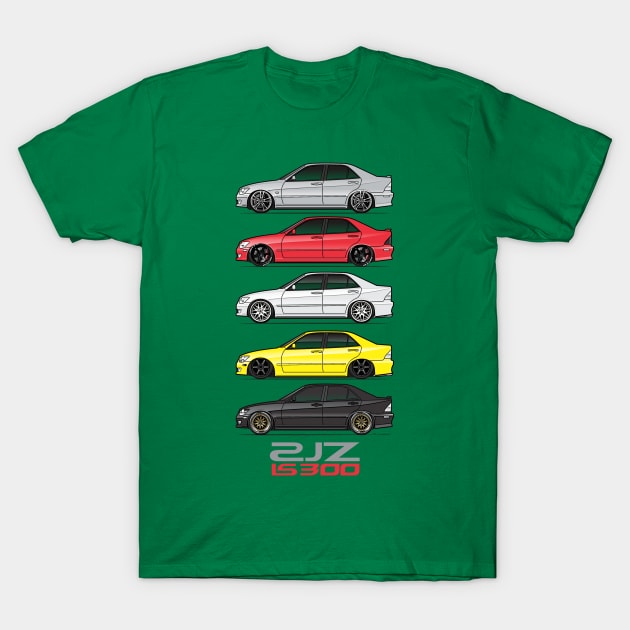 Five IS300s T-Shirt by JRCustoms44